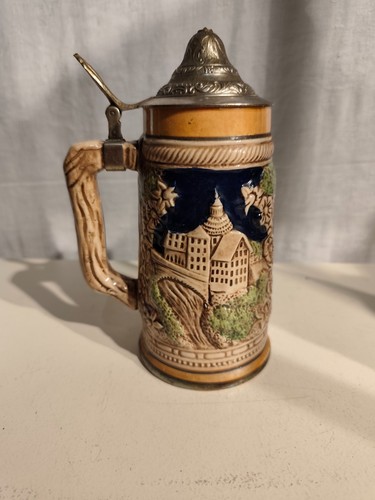 Chope bière vintage avec - chope,