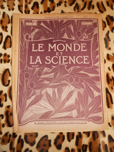 Revue monde et la - le,
