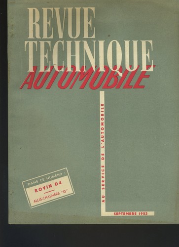 Revue technique - revue,