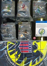 SET HEROCLIX CAPTAIN AMERICA 5 LE + 2 OBJETS 3D +2 MAPS