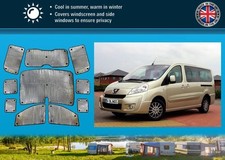 Stores thermiques pour camping-car Peugeot Expert Tepee 07-16, ensemble complet