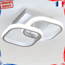 Plafonnier LED Carré Double