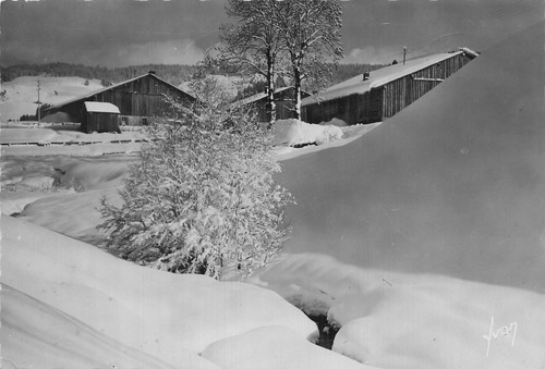 Morzine paysage hiver au - paysage,