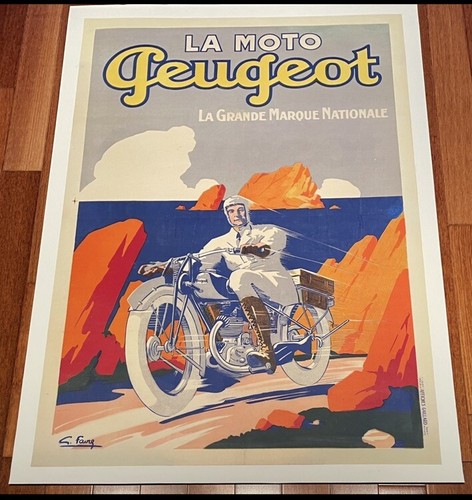 Affiche ancienne moto - ancienne,moto,,