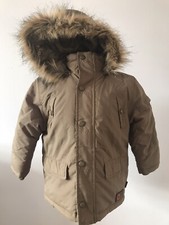 Manteau hiver garçon taupe