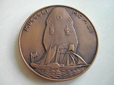 Médaille bronze - BATEAU - Centenaire Compagnie des Messageries Maritimes 1951