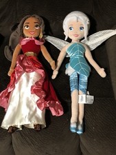 Disney Princess Elena 20" and Disney Fairy Periwinkle Tinker Bell Sister 21"