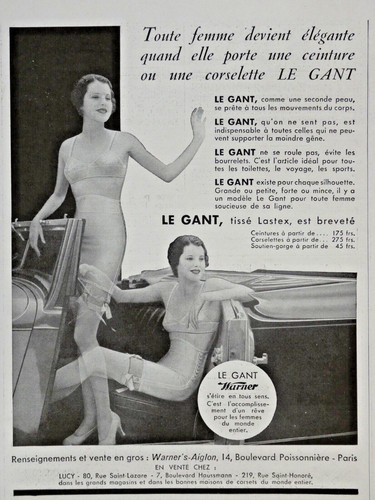 Publicité presse 1934 - publicitÉ, de