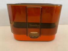 BALANCE MENAGERE TERRAILLON 4KG DESIGN MARCO ZANUSO - SPACE AGE - VINTAGE ORANGE