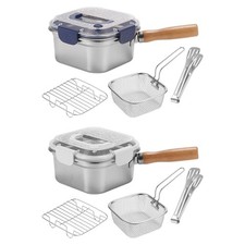 4 Pièces Friteuse Casserole