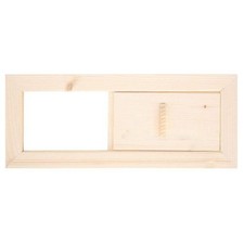 Ventilateur de sauna en bois pour kit piscine persiennes panneau de grille de ve