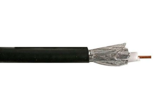 Rg6u câble coaxial noir - coaxial,,