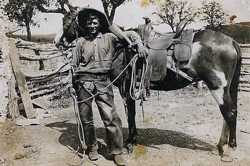 Old west cowboy - old, colt