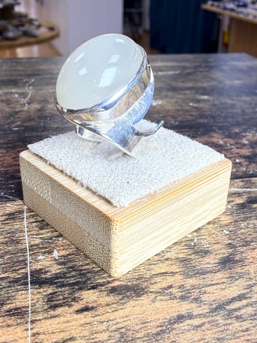 Grande bague pierre lune - grande,