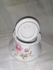 boîte en porcelaine Motif Fleurs Tampon Euro Porcelaine