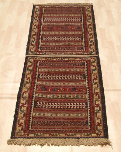 Tapis kilim brodé - brodé, décor