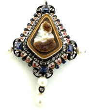 MAGNIFIQUE BROCHE ANCIENNE OR
