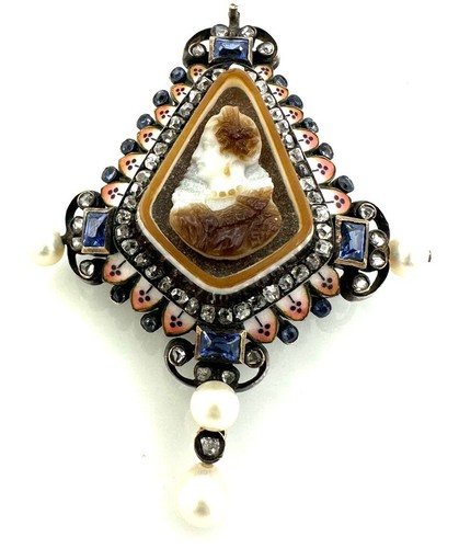 Magnifique broche ancienne - broche,