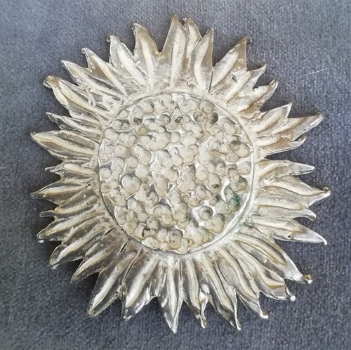 Broche métal argenté - broche,