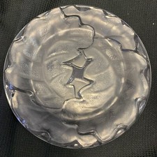 Rare Petite Assiette R.Lalique Modèle Chêne (82) Signé Lalique France