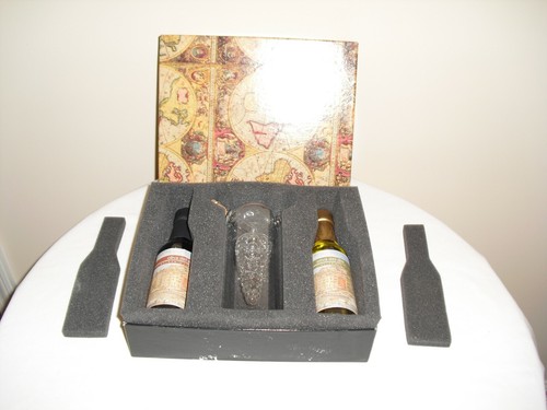 Oil vinegar bottles - &,