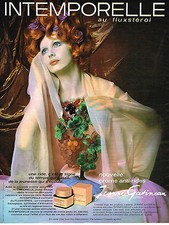 PUBLICITE  1970   JEANNE GATINEAU   cosmétiques  INTEMPORELLE