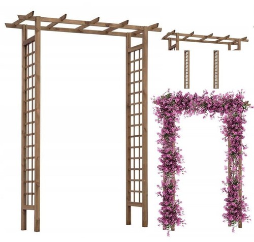 Pergola jardin simple - pergola,
