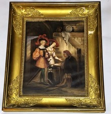 Peinture XIXe Scène de Genre