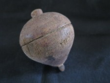 Jouet ! Toupie ancienne ! Bois ! 6 ! J1 