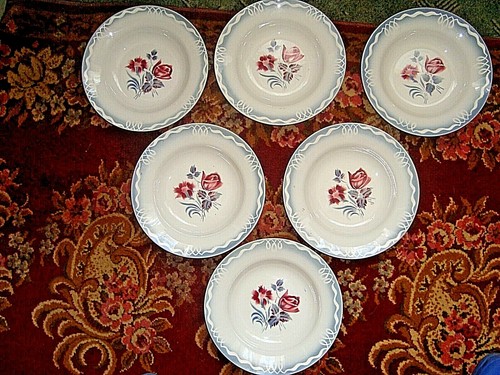 Anciennes assiettes creuses - anciennes,