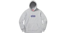 SUPREME BOX LOGO HOODIE GREY