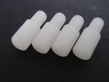 Lot de 4 taquets pour étagère blanc nylon pvc tablette