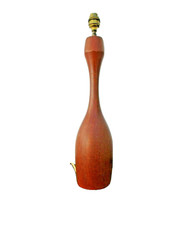 Lampe teck vintage lamp teak swedish teak table lamp 1950 style esa