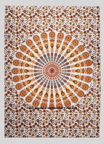Tapisserie mandala indien - tapisserie,