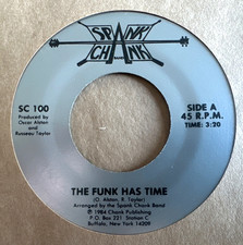 SPANK CHANK BAND - The Funk Has Time - 7" RARE N.Y BOOGIE FUNK;MODERN SOUL hear