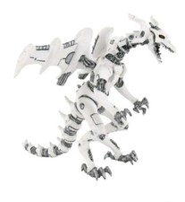 FIGURINE DRAGON ROBOT BLANC -
