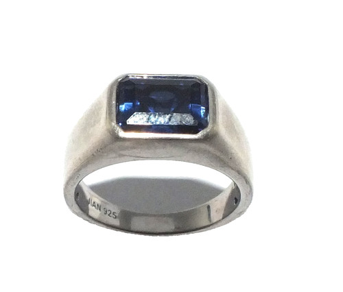 Bague homme argent sterling - argent,