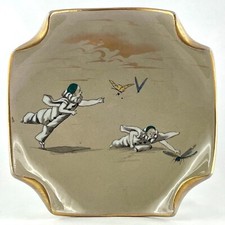 COUPE AUX PIERROTS Ancienne Faïence KG LUNEVILLE céramique/1930/sarreguemines...