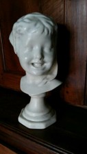 Ancien buste de garçonnet en