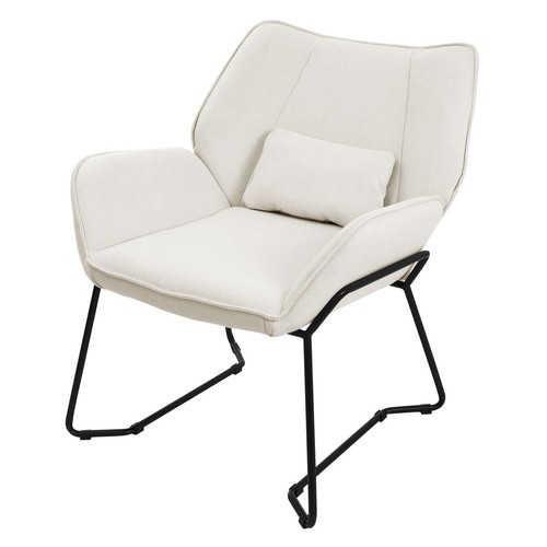 Fauteuil chaise relax beige - fauteuil,