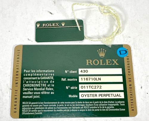 Genuine rolex 116710 - genuine,