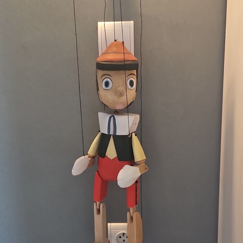 Marionnette fils bois - marionnette,