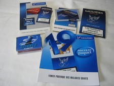 lot publicité cigarettes goloises + boite gitanes