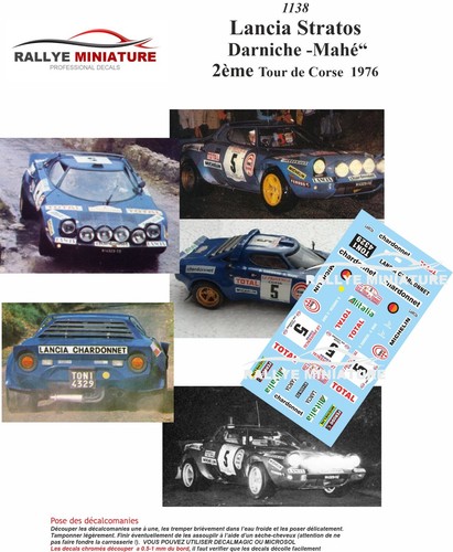 Decals ref 1138 - ref, lancia
