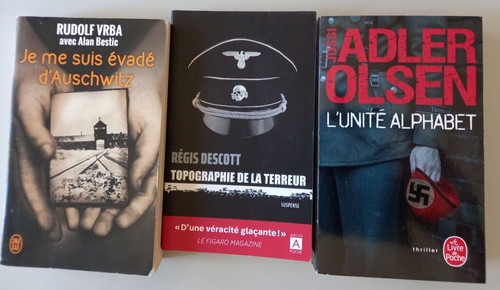 Lot trois livres pocket - livres,