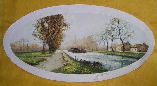 Gravure ancienne aquatinte - gravure,