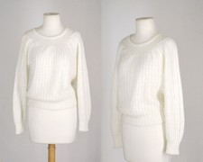 Vintage 70s White MEDIUM