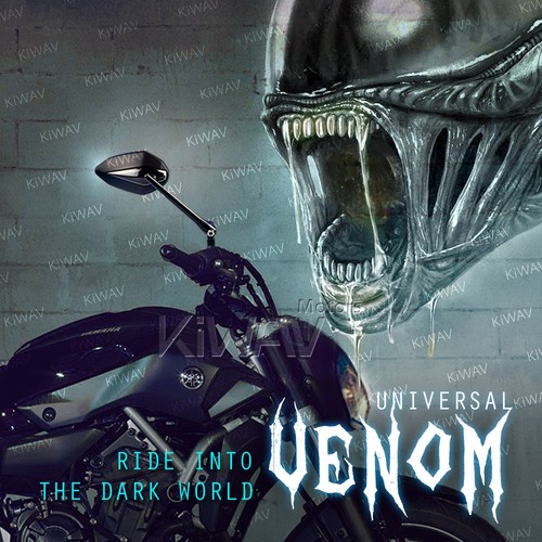 Rétroviseur venom noir - venom,