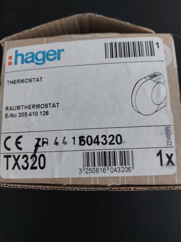 Hager knx thermostat - knx, tx320