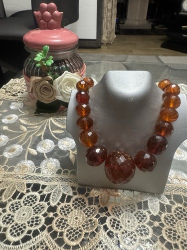 Collier long plastique - collier,